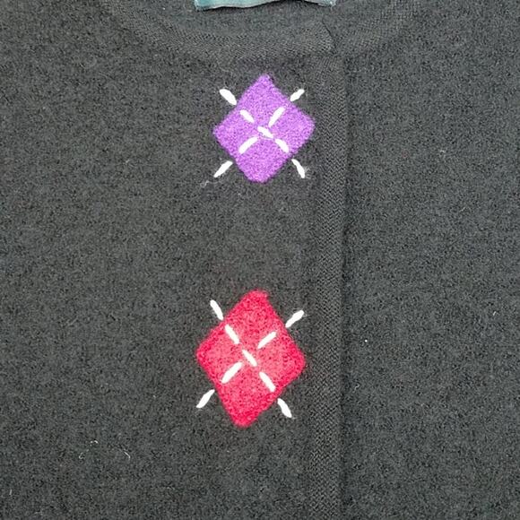 Wool Sweater Jacket by Bridgetown Collection Size Large - Picture 3 of 9